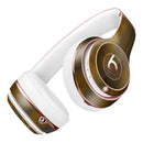 Dark Gold Reflection with Gold Specks Full-Body Skin Kit for the Beats by Dre Solo 3 Wireless Headphones