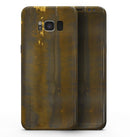 Dark Gold Reflection with Gold Specks - Samsung Galaxy S8 Full-Body Skin Kit
