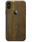 Dark Gold Reflection with Gold Specks - iPhone X Skin-Kit