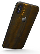 Dark Gold Reflection with Gold Specks - iPhone X Skin-Kit