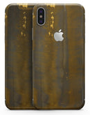 Dark Gold Reflection with Gold Specks - iPhone X Skin-Kit