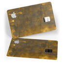 Dark Gray Storm with Golden Light - Premium Protective Decal Skin-Kit for the Apple Credit Card