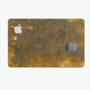 Dark Gray Storm with Golden Light - Premium Protective Decal Skin-Kit for the Apple Credit Card