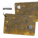 Dark Gray Storm with Golden Light - Premium Protective Decal Skin-Kit for the Apple Credit Card