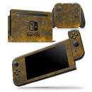 Dark Gray Storm with Golden Light - Skin Wrap Decal for Nintendo Switch Lite Console & Dock - 3DS XL - 2DS - Pro - DSi - Wii - Joy-Con Gaming Controller
