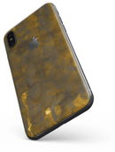 Dark Gray Storm with Golden Light - iPhone X Skin-Kit