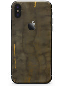 Dark Gray Watercolor Stains - iPhone X Skin-Kit