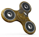Dark Gray and Gold Cavern Full-Body Fidget Spinner Skin-Kit