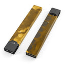 Dark Gray and Gold Cavern - Premium Decal Protective Skin-Wrap Sticker compatible with the Juul Labs vaping device