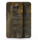 Dark Gray and Gold Cavern V3 - Samsung Galaxy S8 Full-Body Skin Kit