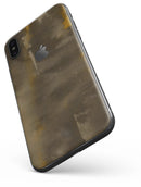 Dark Gray and Gold Cavern V3 - iPhone X Skin-Kit