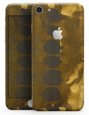 Dark Gray and Gold Cavern - Skin-kit for the iPhone 8 or 8 Plus
