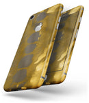 Dark Gray and Gold Cavern - Skin-kit for the iPhone 8 or 8 Plus
