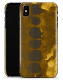 Dark Gray and Gold Cavern - iPhone X Clipit Case