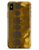 Dark Gray and Gold Cavern - iPhone X Clipit Case