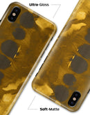 Dark Gray and Gold Cavern - iPhone X Clipit Case