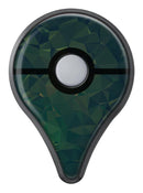 Dark Green Geometric V12 Pokémon GO Plus Vinyl Protective Decal Skin Kit