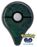 Dark Green Geometric V12 Pokémon GO Plus Vinyl Protective Decal Skin Kit