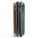 Dark Green Geometric V12 iPhone 6/6s or 6/6s Plus 2-Piece Hybrid INK-Fuzed Case