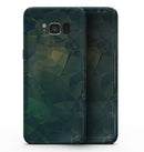 Dark Green Geometric V12 - Samsung Galaxy S8 Full-Body Skin Kit