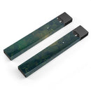 Dark Green Geometric V12 - Premium Decal Protective Skin-Wrap Sticker compatible with the Juul Labs vaping device
