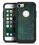 Dark Green Geometric V12 - iPhone 7 or 8 OtterBox Case & Skin Kits