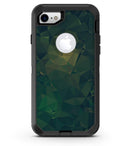 Dark Green Geometric V12 - iPhone 7 or 8 OtterBox Case & Skin Kits
