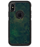 Dark Green Geometric V12 - iPhone X OtterBox Case & Skin Kits