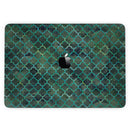 MacBook Pro with Touch Bar Skin Kit - Dark_Green_Watercolor_Quatrefoil-MacBook_13_Touch_V3.jpg?