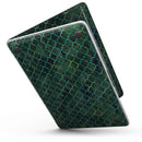 MacBook Pro with Touch Bar Skin Kit - Dark_Green_Watercolor_Quatrefoil-MacBook_13_Touch_V6.jpg?