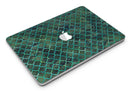 Dark Green Watercolor Quatrefoil - MacBook Air Skin Kit