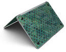 Dark Green Watercolor Quatrefoil - MacBook Air Skin Kit