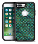 Dark Green Watercolor Quatrefoil - iPhone 7 Plus/8 Plus OtterBox Case & Skin Kits