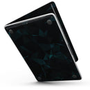 MacBook Pro with Touch Bar Skin Kit - Dark_Green_and_Black_Geometric_Triangles-MacBook_13_Touch_V6.jpg?