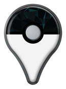 Dark Green and Black Geometric Triangles Pokémon GO Plus Vinyl Protective Decal Skin Kit