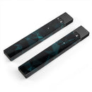Dark Green and Black Geometric Triangles - Premium Decal Protective Skin-Wrap Sticker compatible with the Juul Labs vaping device