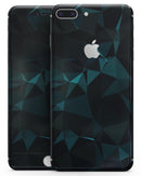 Dark Green and Black Geometric Triangles - Skin-kit for the iPhone 8 or 8 Plus