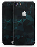 Dark Green and Black Geometric Triangles - Skin-kit for the iPhone 8 or 8 Plus