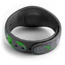 Dark Green and Gray Digital Camouflage - Decal Skin Wrap Kit for the Disney Magic Band