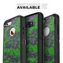 Dark Green and Gray Digital Camouflage - Skin Kit for the iPhone OtterBox Cases