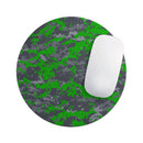Dark Green and Gray Digital Camouflage// WaterProof Rubber Foam Backed Anti-Slip Mouse Pad for Home Work Office or Gaming Computer Desk