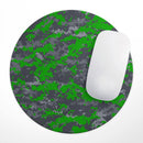 Dark Green and Gray Digital Camouflage// WaterProof Rubber Foam Backed Anti-Slip Mouse Pad for Home Work Office or Gaming Computer Desk