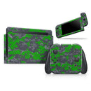 Dark Green and Gray Digital Camouflage // Skin Decal Wrap Kit for Nintendo Switch Console & Dock, Joy-Cons, Pro Controller, Lite, 3DS XL, 2DS XL, DSi, or Wii - Vinyl Skin Wrap for Nintendo Switch 2, OLED, Lite, Pro Controller, Wii & Classic Handhelds