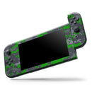 Dark Green and Gray Digital Camouflage // Skin Decal Wrap Kit for Nintendo Switch Console & Dock, Joy-Cons, Pro Controller, Lite, 3DS XL, 2DS XL, DSi, or Wii - Vinyl Skin Wrap for Nintendo Switch 2, OLED, Lite, Pro Controller, Wii & Classic Handhelds