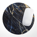 Dark Natural Marble Surface// WaterProof Rubber Foam Backed Anti-Slip Mouse Pad for Home Work Office or Gaming Computer Desk