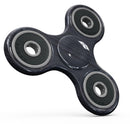Dark Navy Horizontal Planks Full-Body Fidget Spinner Skin-Kit