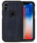 Dark Navy Horizontal Planks - iPhone X OtterBox Case & Skin Kits