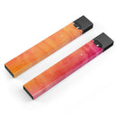 Dark Orange Absorbed Watercolor Texture - Premium Decal Protective Skin-Wrap Sticker compatible with the Juul Labs vaping device