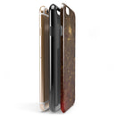 Dark Orange Geometric V13 iPhone 6/6s or 6/6s Plus 2-Piece Hybrid INK-Fuzed Case