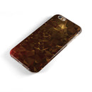 Dark Orange Geometric V13 iPhone 6/6s or 6/6s Plus 2-Piece Hybrid INK-Fuzed Case